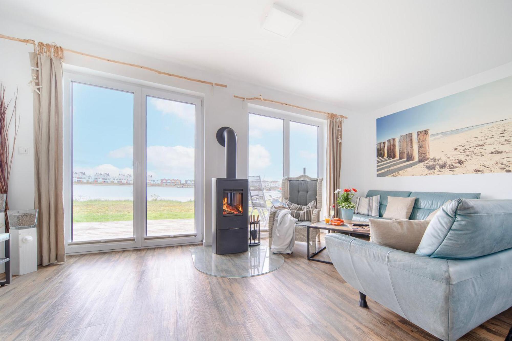 Ferienhaus Lieblingsplatz By Seeblick Ferien Oro, Direkte Wasserlage,Sauna,Kamin Olpenitz Extérieur photo